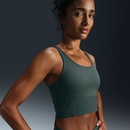 Top Fitness Sem Bojo Nike Baixa Sustentação Wide Rib Bra Adulto - Foto 4