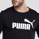 Camiseta Masculina Puma Manga Curta ESS Tee Logo - Foto 3