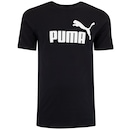 Camiseta Masculina Puma Manga Curta ESS Tee Logo - Foto 1
