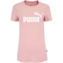 Camiseta Feminina Puma Manga Curta ESS Tee Logo - Foto 1