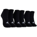 Kit de Meia adidas Cano Baixo Cush 3 Pares Adulto - Foto 1