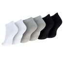 Kit de Meia adidas Cano Baixo Cush 3 Pares Adulto - Foto 2