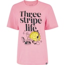 Camiseta Feminina adidas Manga Curta Graphic - Foto 1