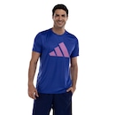 Camiseta Masculina adidas Manga Curta Run It - Foto 1