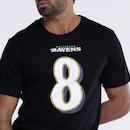 Camiseta do Baltimore Ravens NFL Masculina Player Jackson NF017 - Foto 3