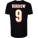 Camiseta do Cincinnati Bengals NFL Masculina Player Burrow NF018 - Foto 2