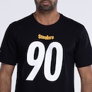 Camiseta do Pittsburgh Steelers NFL Masculina Player Watt NF019 - Foto 3
