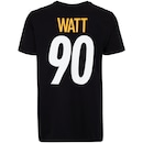Camiseta do Pittsburgh Steelers NFL Masculina Player Watt NF019 - Foto 2