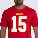 Camiseta do Kansas City Chiefs NFL Masculina Player Mahomes NF022 - Foto 3