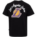 Camiseta do Los Angeles Lakers NBA Juvenil Manga Curta Score - Foto 2