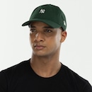 Boné Aba Curva do New York Yankees MBL 920 New Era Strapback Mini DK Adulto - Foto 5