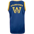 Kit de Uniforme do Golden State Warriors Infantil Braziline NBA Camiseta Regata + Calção - Foto 3