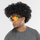 Óculos de Sol Oxer Esportivo Haste Vazada Lentes Espelhada Narigueira Ajustável Armação Flutuante - Foto 3