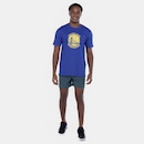 Camiseta do Golden State Warriors NBA Masculina Wet Logo N0154 - Foto 4