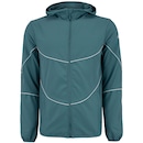 Jaqueta Masculina ASICS Pinstripe Bolsos Seguros Plana - Foto 1