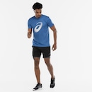 Bermuda Masculina ASICS Malha 2 em 1 Elástico Logo - Foto 5