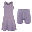 Vestido Racket Jacquard com Bermuda ASICS Adulto - Foto 6