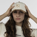 Boné do New York Yankees Aba Curva New Era MLB Strapback 940 AF Stcore Winecork - Foto 1