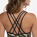 Top Fitness sem Bojo Farm Baixa Sustentação Tucano Gráfico Alça Cruzada Adulto - Foto 4