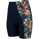 Bermuda Biker Feminina Farm Voo Pássaros Cós Médio Média Compressão - Foto 2