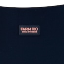 Bermuda Biker Feminina Farm Voo Pássaros Cós Médio Média Compressão - Foto 9