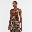 Blusa Cropped Feminina Farm Tela Floresta de Cor - Foto 4