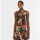 Blusa Cropped Feminina Farm Tela Floresta de Cor - Foto 6