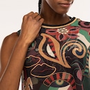 Blusa Cropped Feminina Farm Tela Floresta de Cor - Foto 7