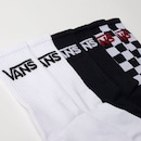 Kit de Meias Cano Alto Vans Classic Crew com 3 Pares - Foto 2