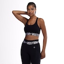 Top Fitness com Bojo Removível Vestem Média Sustentação Luciana Adulto - Foto 2