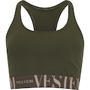 Top Fitness com Bojo Removível Vestem Média Sustentação Luciana Adulto - Foto 1