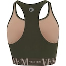 Top Fitness com Bojo Removível Vestem Média Sustentação Luciana Adulto - Foto 2