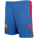 Calção do Barcelona Juvenil Recorte Dry - Foto 1