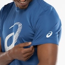 Camiseta Masculina ASICS Manga Curta Estampa Treino - Foto 5