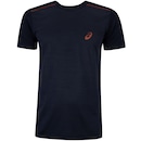 Camiseta Masculina ASICS Manga Curta Mesh Respirável Antiodor - Foto 1