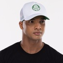 Boné Aba Curva do Palmeiras Supercap Trucker Estruturado Strapback Adulto - Foto 5