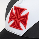 Boné do Vasco da Gama Aba Curva Supercap Trucker Strapback Faixa e Cruz de Malta Adulto - Foto 6