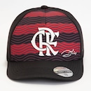 Boné do Flamengo Aba Curva Supercap Zico Snapback Listras Sub Frente e Símbolo Adulto - Foto 2