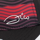 Boné do Flamengo Aba Curva Supercap Zico Snapback Listras Sub Frente e Símbolo Adulto - Foto 8