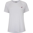Camiseta Feminina ASICS Manga Curta Emblema Racket UV 50 Antiodor - Foto 1