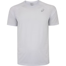 Camiseta Masculina ASICS Manga Curta Emblema Racket UV 50 Antiodor - Foto 1