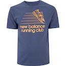 Camiseta Masculina New Balance Manga Curta Athletics Running Club - Foto 1