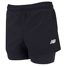 Short Feminino New Balance Sport Essentials 2 IN 1 - Foto 1