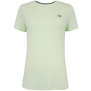 Camiseta Feminina New Balance Manga Curta Sport Essentials - Foto 1
