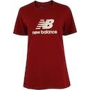 Camiseta Feminina New Balance Manga Curta Essentials - Foto 1