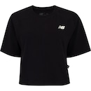 Blusa Cropped Feminina New Balance Manga Curta 95 Graphic - Foto 1