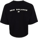 Blusa Cropped Feminina New Balance Manga Curta 95 Graphic - Foto 2