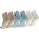 Kit de Meias On Running Cano Médio Logo Sock Mid Adulto 3 pares - Foto 2