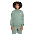 Jaqueta Infantil Nike Club Knit FZ LS Lbr - Foto 1