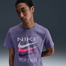 Camiseta Masculina Nike Manga Curta Sportswear 6MO Swoosh - Foto 2